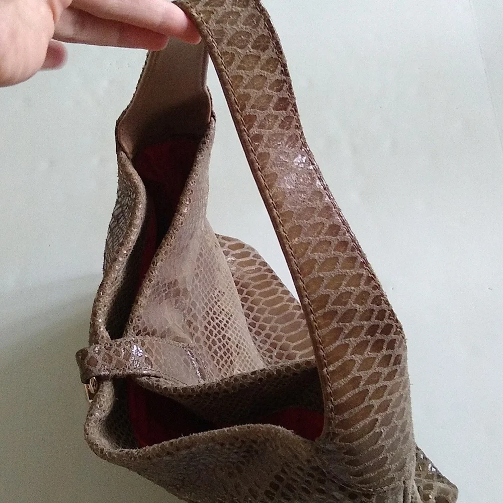 Dooney‎ & Bourke Logo Lock hobo sac shoulder bag purse